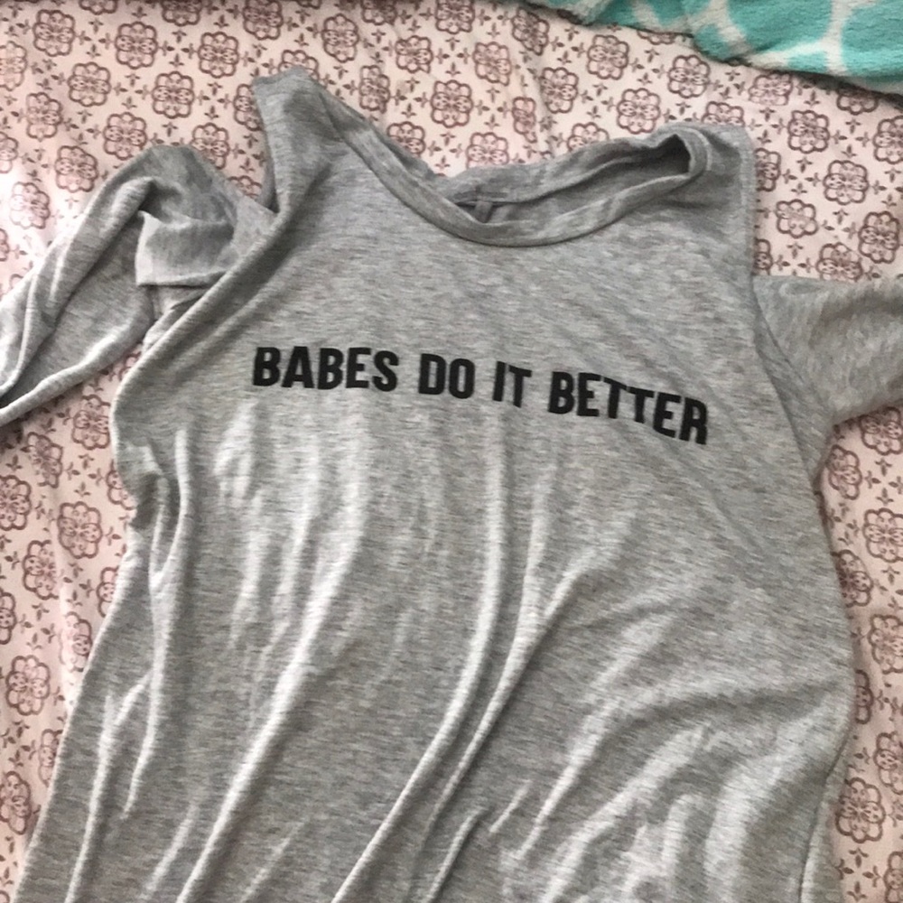 long sleeve shirt or dress